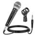 5 CORE Premium Handheld Microphone Unidirectional Vocal Dynamic Cardioid Mic W Detachable 10ft XLR Cable Mic Clip Mesh Grille & ON/Off Switch Suited for Speakers Amp Mixers Karaoke Singing- PM100