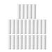 BESTONZON 25pcs 5g Empty Plastic Lip Balm Tubes Containers Lip Gloss Storage Container (White)