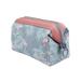 Portable Women Printed Travel Cosmetic Make up Coin Purses Pouch Bag Cosmetics Case Makeup Bag Travel Accessory Organizer (Blue