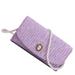 Retro Bag for Woman 1Pc Retro Cosmetics Bag Vintage Silk Fabrics Bag Exquisite Foundation Storage Bag for Woman (Purple)