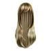 Limei Long Blonde Wig Fashion Women s Silk Straight Wigs For Girl Heat Friendly Synthetic Hair Mix Color Party Warm Brown To Ash Blonde Wigs For Women