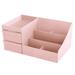 Huanledash Cosmetic Storage Box Large Capacity Tidy Keeping Wear-resistant Girl Cosmetics Jewelry Storage Box for Lipstick