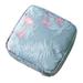 1PC Menstrual Pad Storage Pouch Sanitary Napkins Bag Portable Zippered Diaper Pouch Waterproof Physiological Period Bag for Women Lady Use(Blue Gray Egret Style)