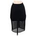 J.O.A. Los Angeles Casual Skirt: Black Solid Bottoms - Women's Size Small