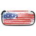 Independence Day American Flag Pattern Stylish Leather Toiletry Bag - Durable Travel Organizer for Men and Women - Ideal for Cosmetics Toiletries and More!