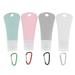 4 Sets Silica Gel Bottle Travel Bottles Hair Shampoo Shower Storage Silicone for Toiletries