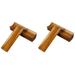 2pcs WINOMO 5PCS Wooden Towel Tray Storage Tray Dish Plate Tea Tray Fruit Trays Cosmetics Jewelry Organizer