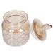 Storage Jar Glass Jar with Lid Candy Jar Glass Candy Storage Can Makeup Cotton Organizer Sealing Jar