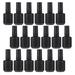 20 Pcs Nail Gel Polish Grooming Supplies Beauty Stuff Nail Polish Sample Bottle Nail Art Stand DIY Nail Polish Bottle Empty Nail Polish Bottle Container Empty Bottle Glass