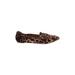 Steve Madden Flats: Brown Leopard Print Shoes - Women's Size 8 - Pointed Toe