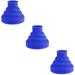 Diffuser Cap for Hair Dryer Attachment Silicone Cover Collapsible Blower Accessory Modeling Travel Silica Gel 3 Pieces