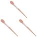 Flame Blush Brush Women Makeup for 3 Pack Paint Face Brushes Makeupbrushes Powder Pink Miss