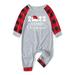 ZZwxWA Christmas Pajamas Family Sets Deals Merry Christmas Spring Cozy Sleepwear Baggy Fit Casual Christmas Print Nightwear Trendy Plaid Infant Loungewear Warm Cute 2 Piece Comfy Baby Two-Piece