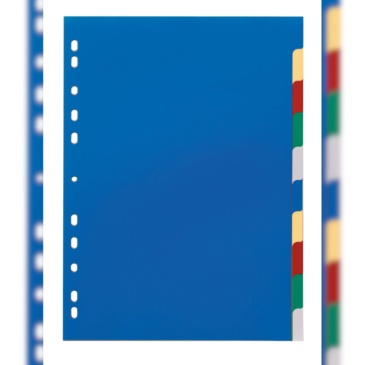 Durable Ordnerregister A4 hoch 10tlg farbige beschriftbare Taben Image