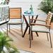 Sorra Home Sunbrella Outdoor Corded Chair Pad Set of 2