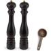 Peugeot Paris u'Select Salt & Pepper Mill Gift Set, Chocolate - With Wooden Spice Scoop (16 Inch)