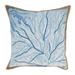 Coral Breeze Sea Fan Throw Pillow