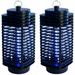 2-Pack Electronic Insect Zapper Lantern Bug Trap Lamp - 110V