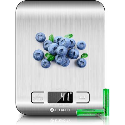 Digital Kitchen Scale, 304 Stainless Steel, LCD Display