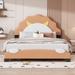 Full Bed Frame Cute Animals Lion Shaped Bed - Brown
