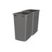 Rev-A-Shelf Polymer Replacement 35 Quart Trash Bin, Gray, 2 Pack, RV-35-13-2 - 5.06