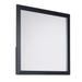 Moko 40 x 40 Dresser Mirror, Square Shape, Modern Style, Black Finished Frame