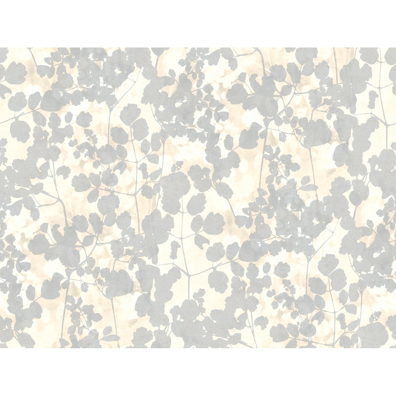 Candice Olson Pressed Leaves Cream Wallpaper