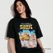 Men's Disney Vintage Poster Collection Ut (Oversized Short-Sleeve Graphic T-Shirt) | Black | XL | UNIQLO US