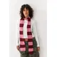 UO Striped Skinny Scarf - Pink at Urban Outfitters