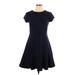 Gap Casual Dress - A-Line: Blue Polka Dots Dresses - Women's Size 10