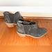 Anthropologie Shoes | - Anthropologie Grey Suede Womens Booties- 7,5/38 | Color: Gray | Size: 7.5