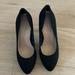 Jessica Simpson Shoes | Like New Jessica Simpson Black Velvet High Heel Shoes In A 7m. | Color: Black | Size: 7