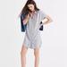 Madewell Dresses | Madewell Central Striped Shirt Dress Size Xxs Button Down Front | Color: Black/Gray | Size: Xxs