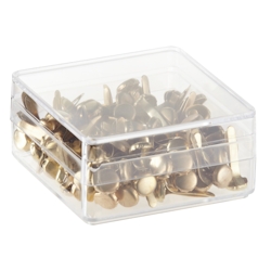 Alco Musterbeutelklammer Eisen vermessingt No. 4 100 Stück Image