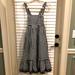 J. Crew Dresses | Jcrew Gingham Sun Dress Sz 00 Excellent Condition | Color: Black/White | Size: 00