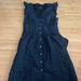 J. Crew Dresses | J Crew Black Cotton Lace Button Up Euler Midi Length Dress | Color: Black | Size: Sp