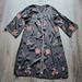 Zara Dresses | Last Chance Zara Embroidered Kimono Gown | Color: Black | Size: M