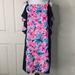 Lilly Pulitzer Dresses | Lilly Pulitzer Womens 30337 Floral Open Shoulder Shift Dress Size Xxs Blue Pink | Color: Blue/Pink | Size: Xxs