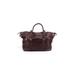 Cole Haan Leather Satchel: Burgundy Bags