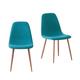 Ludlow Upholstered Dining Chair - Set of 2 - Teal