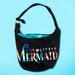 Disney Bags | Little Mermaid Disney Tote Bag Black Spellout Magical Ariel Womens Sea Travel | Color: Black/Blue | Size: Os
