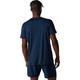 Laufshirt ASICS "CORE TOP" Gr. XL, blau (french blue, brilliant white) Herren Shirts Sport