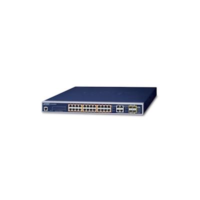 PLANET GS-4210-24PL4C Netzwerk-Switch Managed L2/L4 Gigabit Ethernet (10/100/1000) Power over Ethernet (PoE) 1U Blau