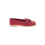 Gucci Flats: Burgundy Print Shoes - Women's Size 35 - Round Toe