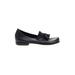 Cole Haan Flats: Slip-on Chunky Heel Classic Black Print Shoes - Women's Size 5 - Almond Toe