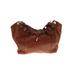 MICHAEL Michael Kors Leather Hobo Bag: Pebbled Brown Print Bags