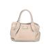 Kate Spade New York Leather Satchel: Pebbled Ivory Print Bags