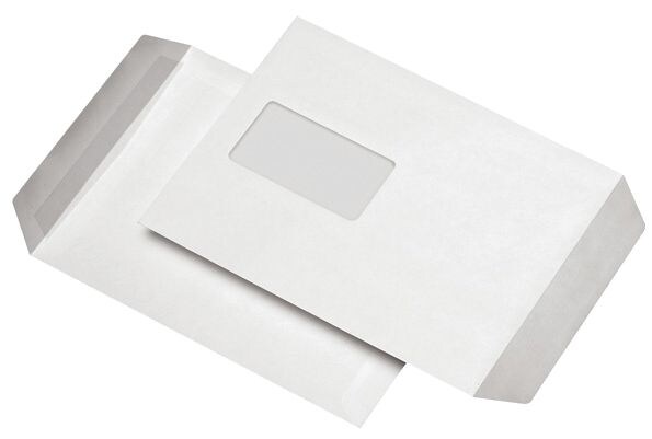 mayer-network 30006716 Versandtaschen C5, mit Fenster, selbstklebend, 90 g/qm, weiß, 500 Stück Image