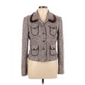 Tapemeasure Jacket: Burgundy Houndstooth Jackets & Outerwear - Women's Size 12