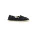 Soludos Flats: Black Print Shoes - Women's Size 4 - Almond Toe